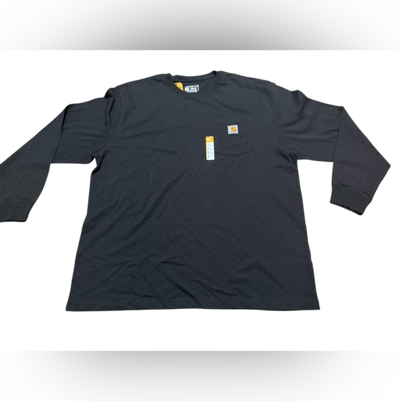 Carhartt Other - Carhartt Men's Long Sleeve Tee shirt loose fit black size XL chest‎ pocket